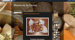 Desktop Screenshot of manosenlacocina.blogspot.com