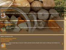 Tablet Screenshot of manosenlacocina.blogspot.com