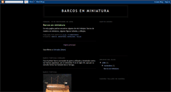 Desktop Screenshot of barcosenminiaturamg.blogspot.com
