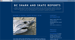 Desktop Screenshot of bcsharkreports.blogspot.com