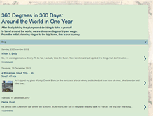 Tablet Screenshot of 360degrees360days.blogspot.com