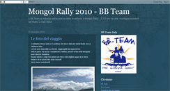 Desktop Screenshot of mongol-rally-italy.blogspot.com