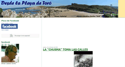 Desktop Screenshot of desdelaplayadetoro.blogspot.com