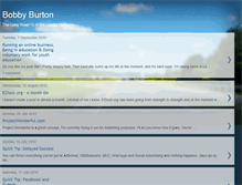 Tablet Screenshot of bobbyburton.blogspot.com