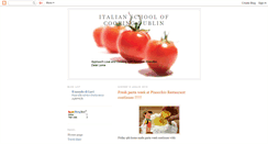 Desktop Screenshot of italianschoolofcookingdublin.blogspot.com