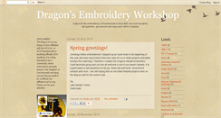 Desktop Screenshot of dragonsembroiderers.blogspot.com