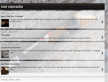 Tablet Screenshot of lostcascadia.blogspot.com