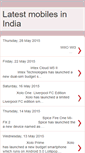 Mobile Screenshot of latestmobilephoneindia.blogspot.com