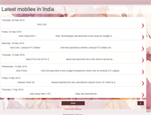 Tablet Screenshot of latestmobilephoneindia.blogspot.com