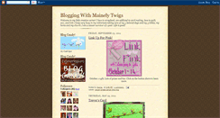 Desktop Screenshot of mainelytwigs.blogspot.com