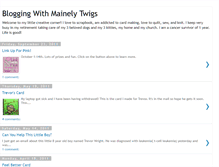 Tablet Screenshot of mainelytwigs.blogspot.com