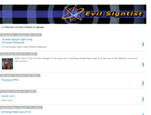 Tablet Screenshot of evilsigntist.blogspot.com