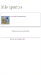 Mobile Screenshot of misapuntesynotasrelevantes.blogspot.com
