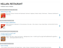 Tablet Screenshot of nellararestaurant.blogspot.com