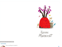Tablet Screenshot of karinemaincent.blogspot.com