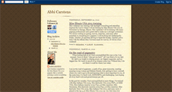 Desktop Screenshot of abbicarstens-model.blogspot.com