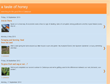 Tablet Screenshot of a-taste-of-honey-catalunya.blogspot.com
