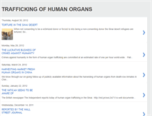 Tablet Screenshot of humanorganstrafficking.blogspot.com