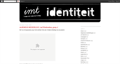 Desktop Screenshot of imt-identiteit.blogspot.com