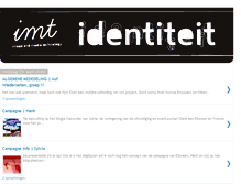 Tablet Screenshot of imt-identiteit.blogspot.com