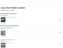 Tablet Screenshot of handmakeleather.blogspot.com