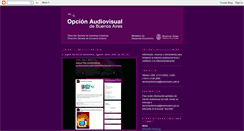 Desktop Screenshot of opcionaudiovisual.blogspot.com