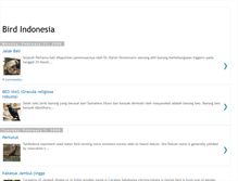 Tablet Screenshot of birdindonesia.blogspot.com