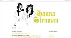 Desktop Screenshot of hannastenman.blogspot.com