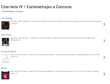 Tablet Screenshot of cortosencienarte.blogspot.com