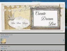 Tablet Screenshot of createdreamlive.blogspot.com