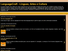 Tablet Screenshot of languagecraftlac.blogspot.com