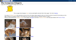 Desktop Screenshot of gingergang.blogspot.com