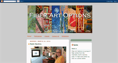 Desktop Screenshot of fiberartoptions.blogspot.com