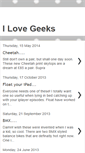 Mobile Screenshot of ilovegeeksuk.blogspot.com
