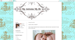 Desktop Screenshot of mymemoriesmylife.blogspot.com