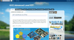 Desktop Screenshot of advanced-level-ict.blogspot.com