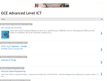 Tablet Screenshot of advanced-level-ict.blogspot.com