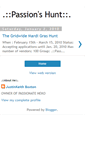 Mobile Screenshot of passionshunts.blogspot.com
