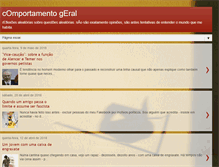 Tablet Screenshot of comportamentogeral.blogspot.com