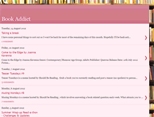 Tablet Screenshot of bookyaddict.blogspot.com