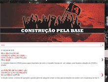 Tablet Screenshot of construcaopelabase.blogspot.com