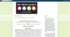 Desktop Screenshot of dinnerprojectblog.blogspot.com