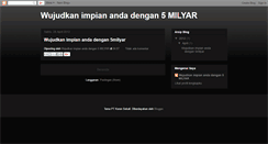 Desktop Screenshot of 5milyar.blogspot.com