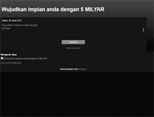 Tablet Screenshot of 5milyar.blogspot.com