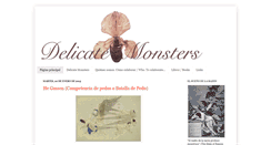 Desktop Screenshot of delicatemonsters.blogspot.com