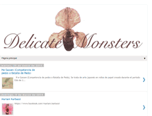 Tablet Screenshot of delicatemonsters.blogspot.com