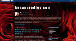 Desktop Screenshot of kesanprodigy.blogspot.com