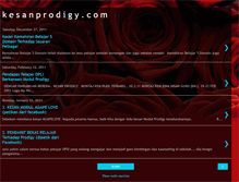 Tablet Screenshot of kesanprodigy.blogspot.com