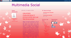 Desktop Screenshot of multimediasocial.blogspot.com