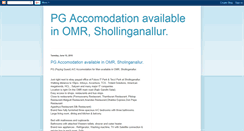 Desktop Screenshot of pg-omr-accomodation.blogspot.com